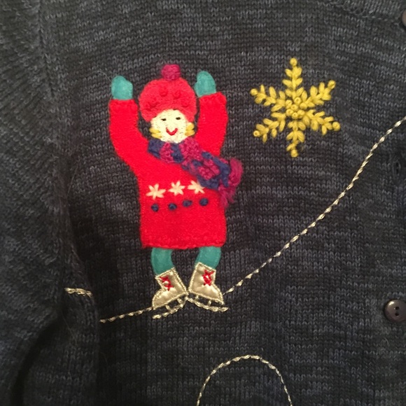 NWOT Ice skating cardigan - Picture 2 of 5